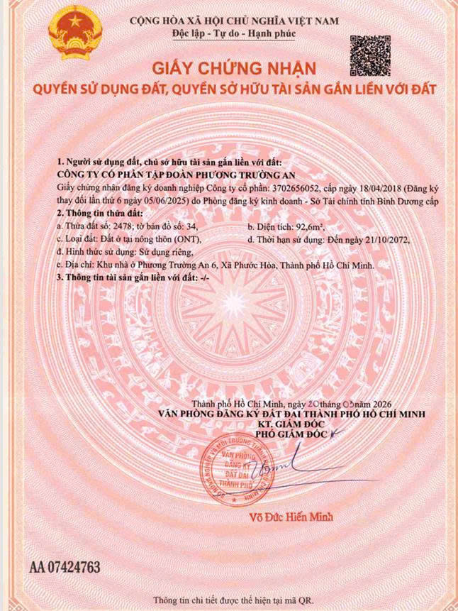 sổ hồng dự án khu đô thị bắc sài gòn